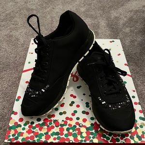 Black Prada sneakers